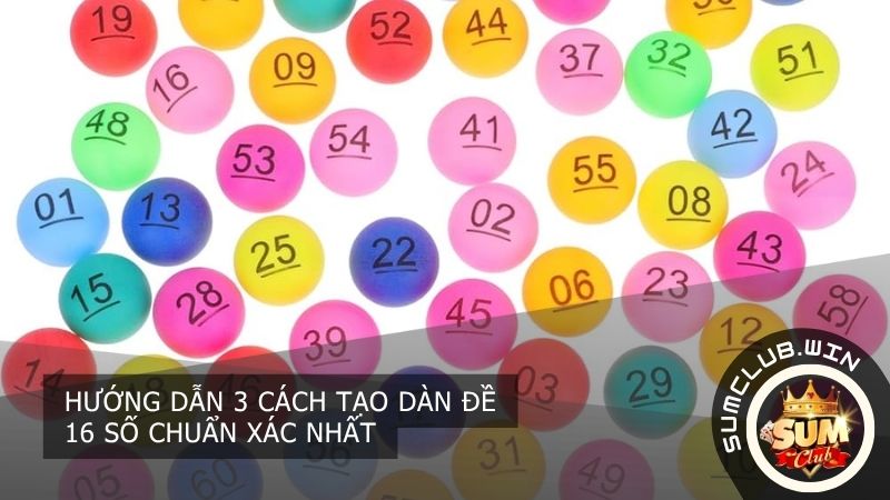 Người chơi nên tạo dàn dựa trên soi cầu chạm, tổng đề và bạc nhớ để tìm ra bộ số chuẩn